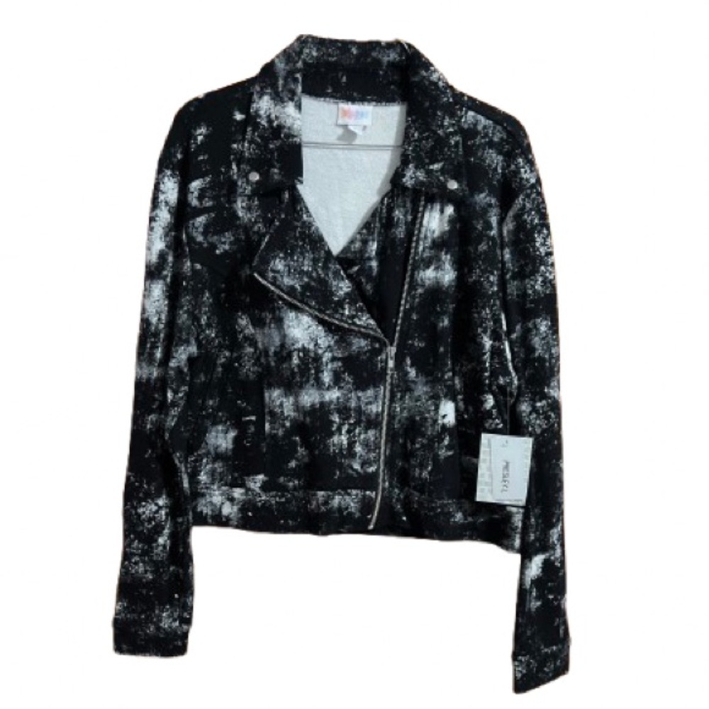 #638 Lularoe Presley is a moto-style jacket NWT